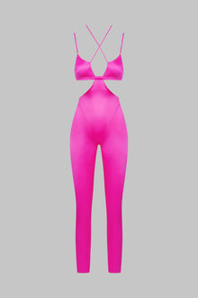 Strappy Jumpsuit - French Kiss | Pink
