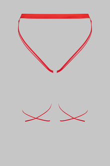 Open panty - French Kiss | Red