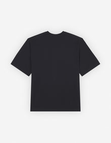 Unisex | Skiing Fox Dry Cotton Tee-Shirt | Black