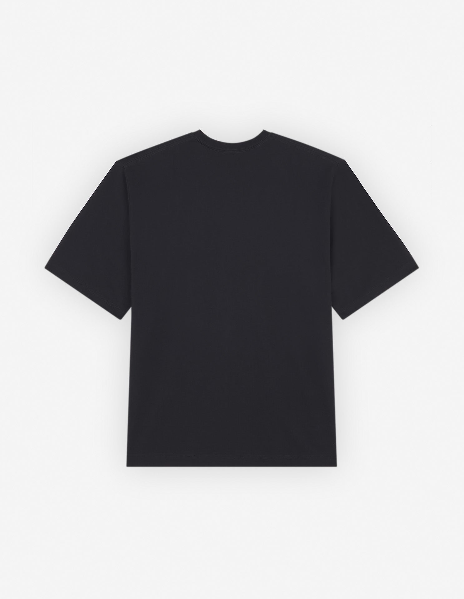 Unisex | Skiing Fox Dry Cotton Tee-Shirt | Black