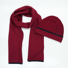 Unisex | Merino Ribbed Beanie | Cherry Charcoal