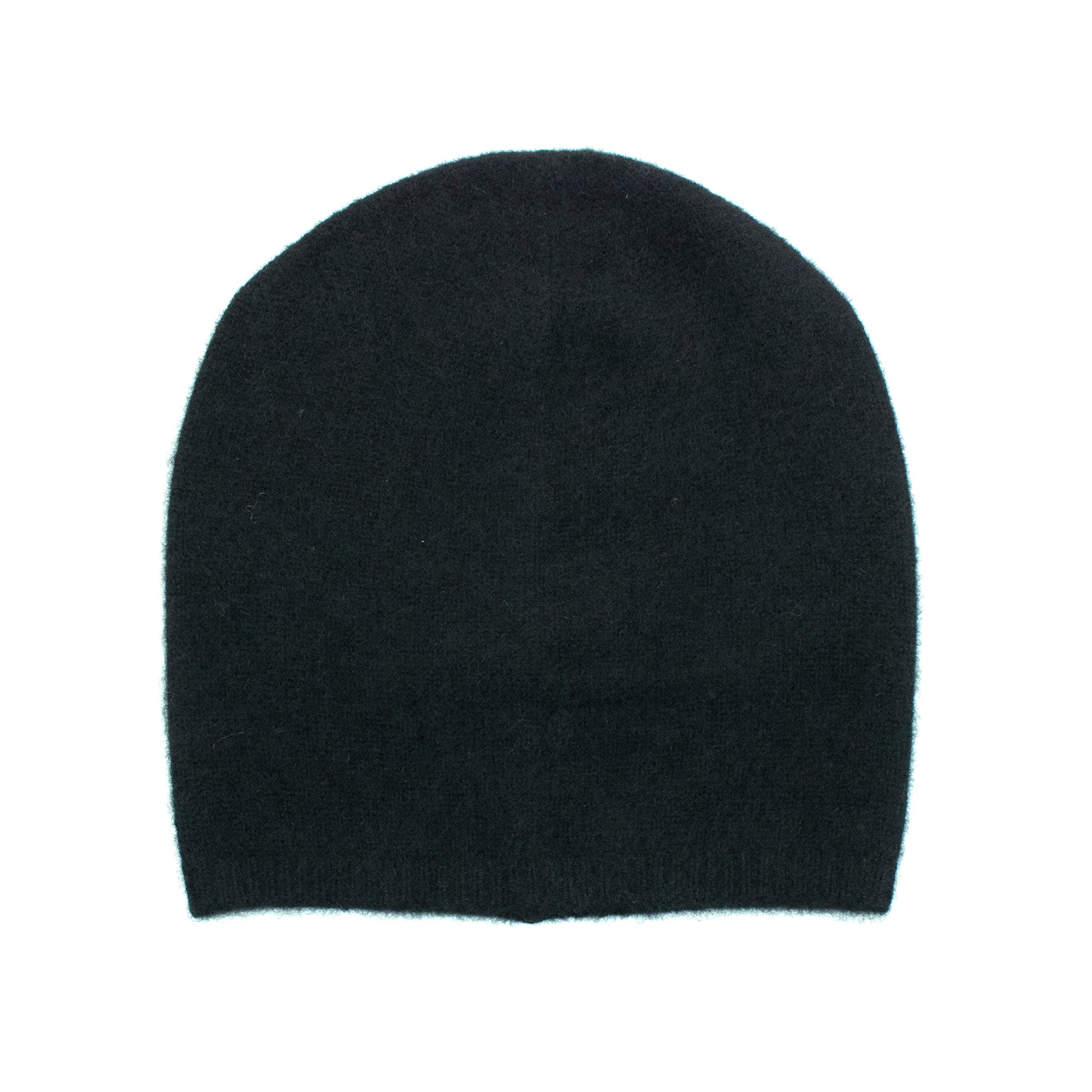 Womens | Brushed Cashmere Slouchy Hat | Black