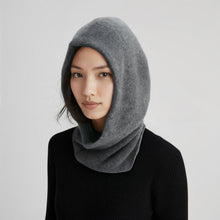 Womens | Brushed Cashmere Hood | Pewter