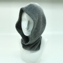 Womens | Brushed Cashmere Hood | Pewter