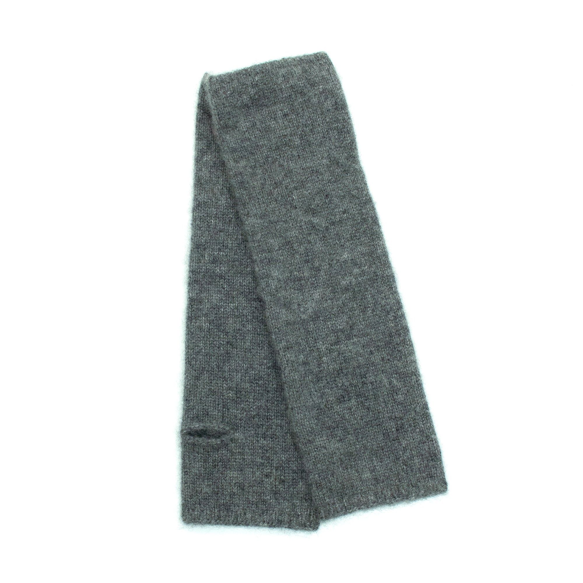 Womens | Brushed Cashmere Arm Warmer | Pewter