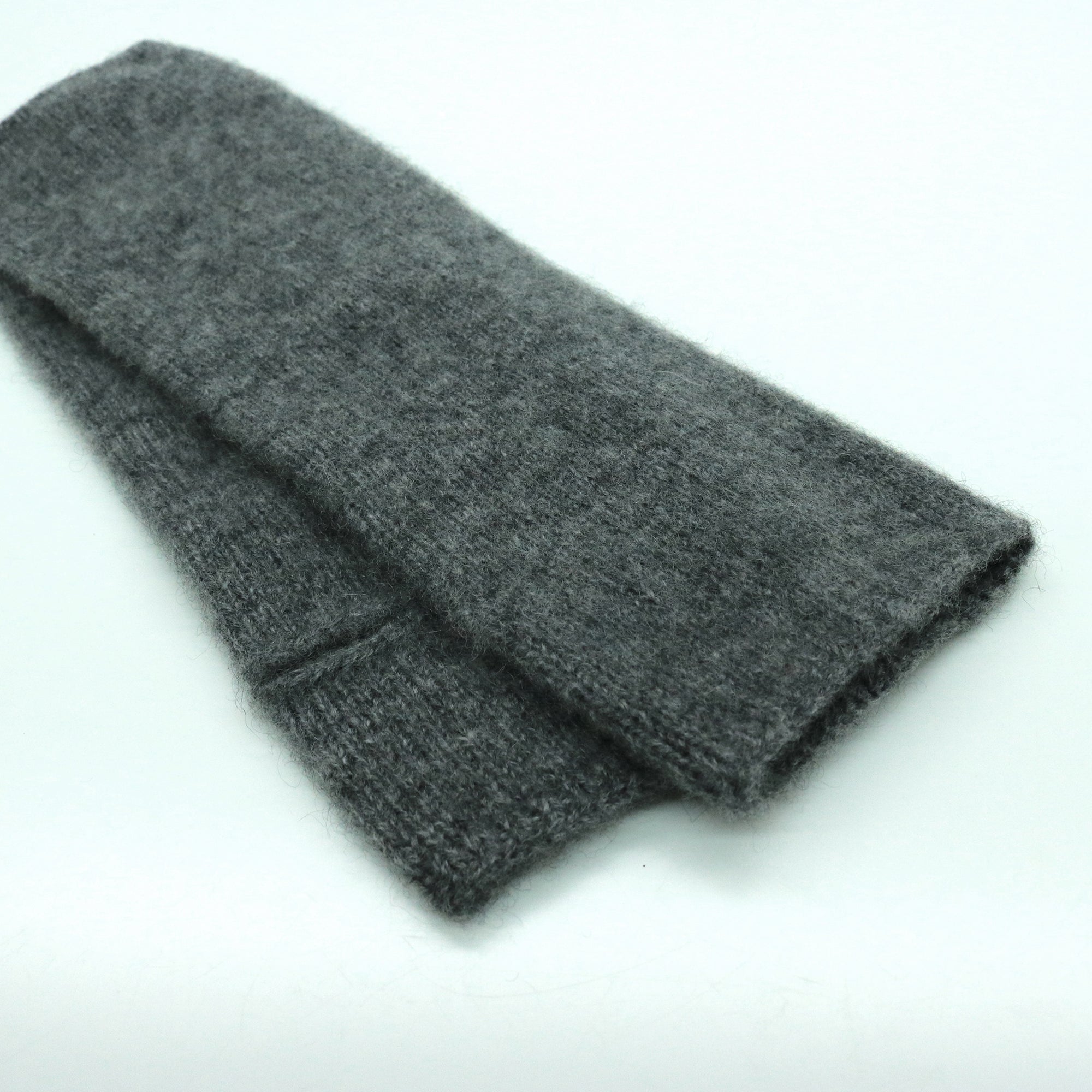 Womens | Brushed Cashmere Arm Warmer | Pewter