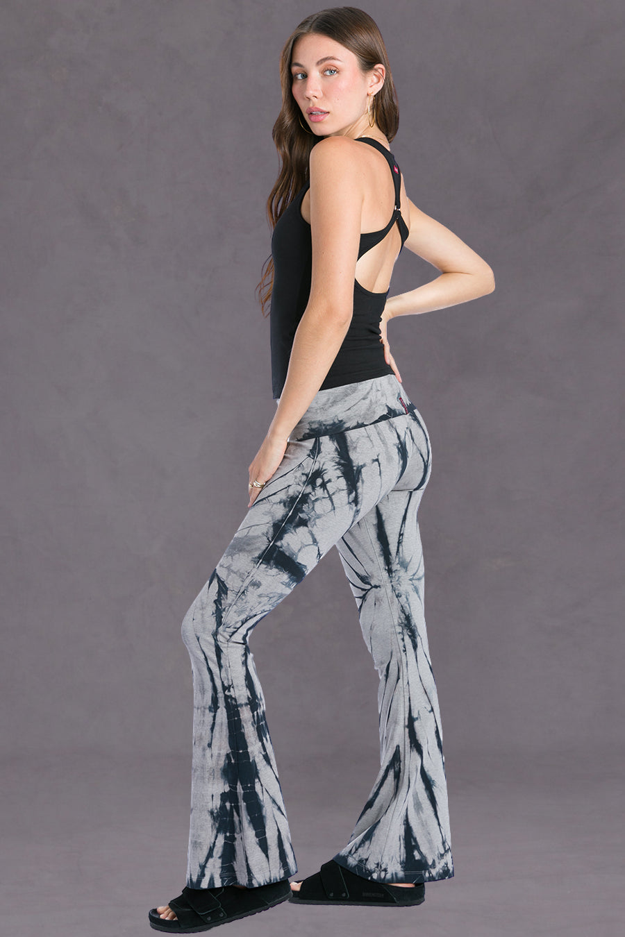 Women | D-Ring Keyhole Racerback Tank | Black