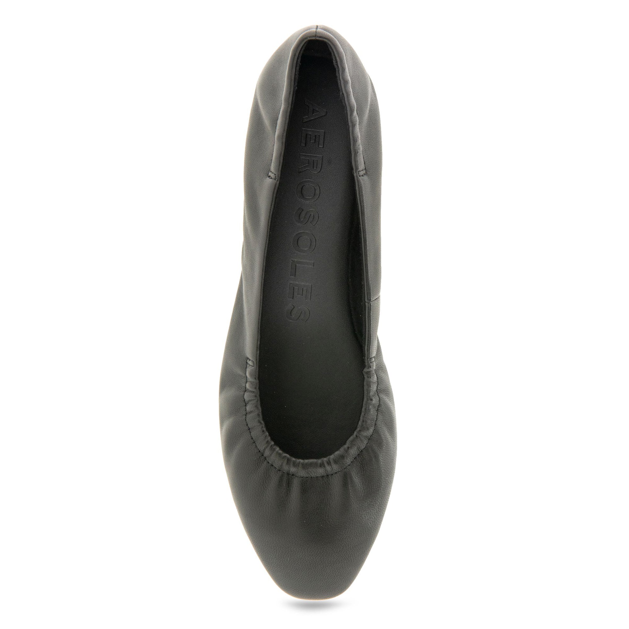 Antonia Dress Flat | Black Soft Nappa
