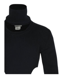 Bottega Veneta | Turtleneck Cutout Ribbed Sweater