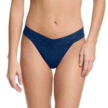 Flora Lace Original Rise Thong | Night Owl (Blue)