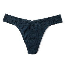 Flora Lace Original Rise Thong | Night Owl (Blue)
