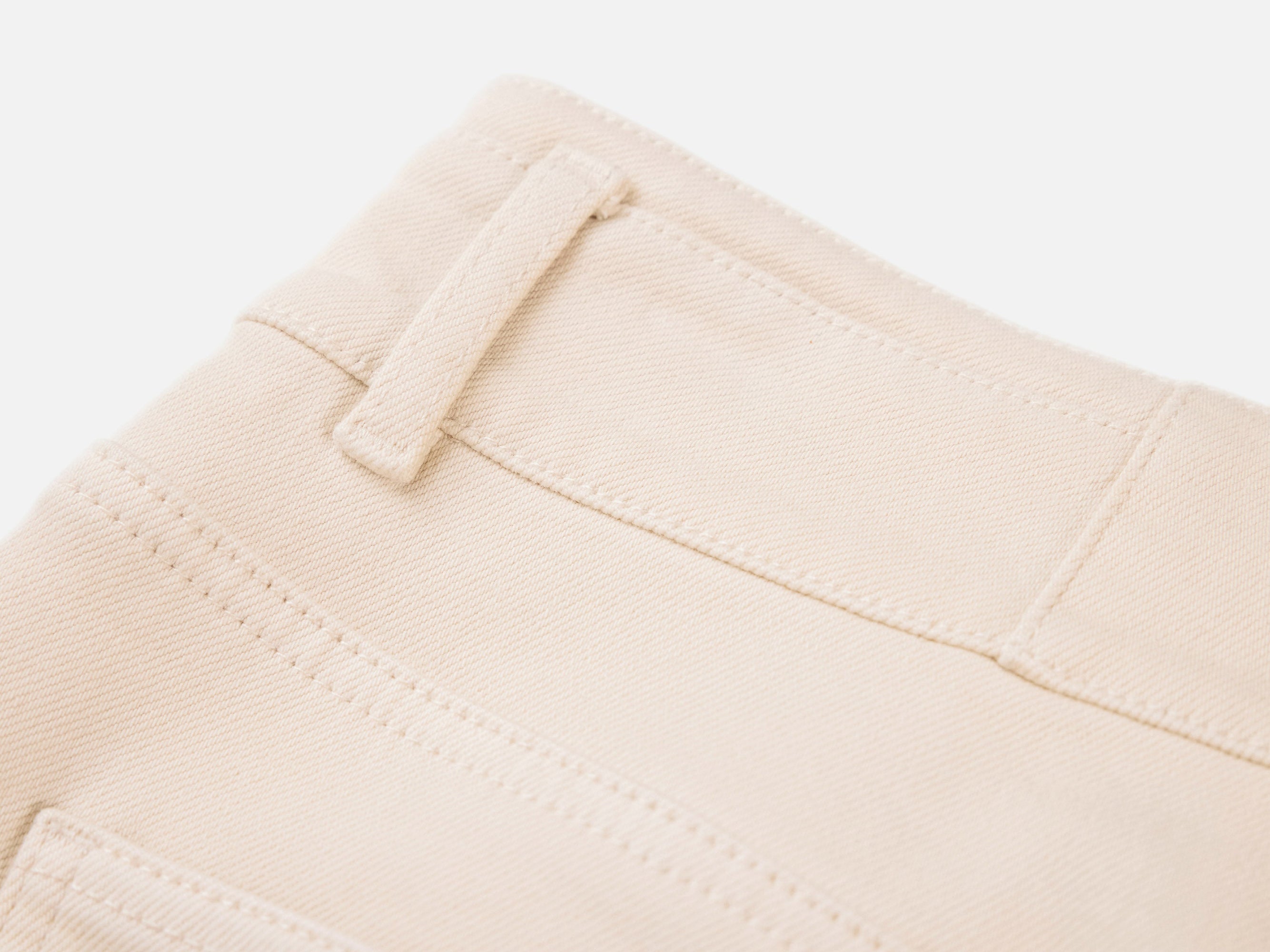High-Waisted Wide-Leg Jean | Beige