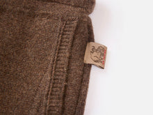 Wide-Leg Knitted Pants | Brown