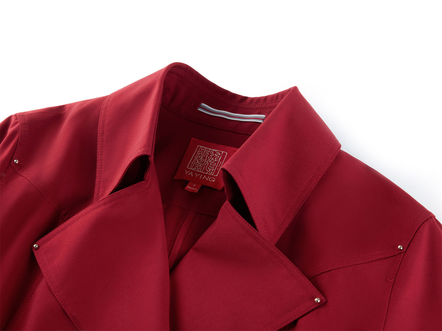 Wool Trench Coat | Red