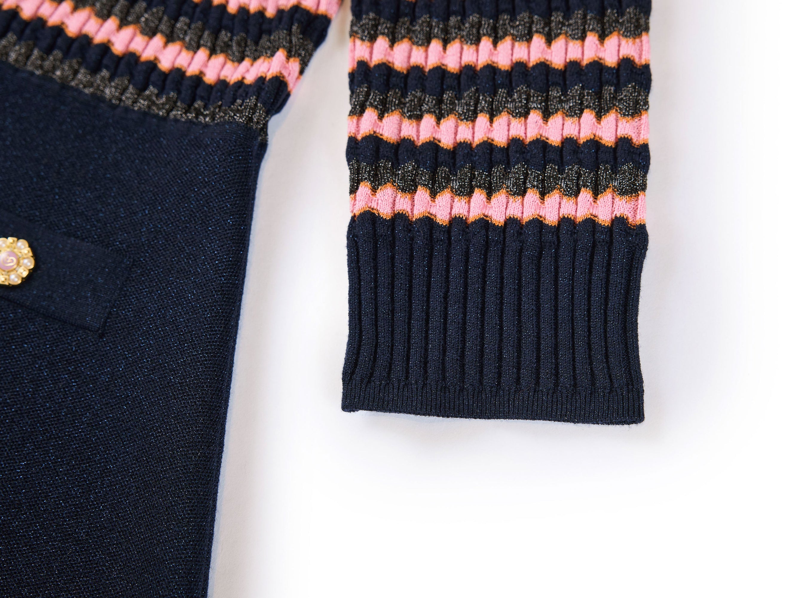 Striped Knit Dress | Pink