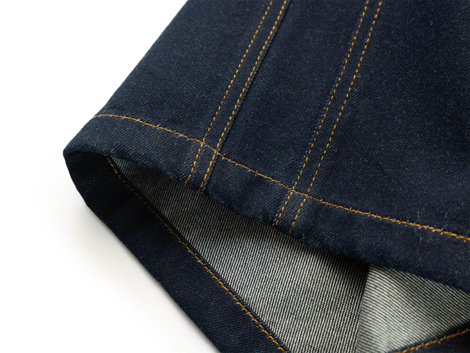 Straight-Leg Embroidered Jeans | Navy