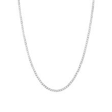 Medium Gold Curb Chain Necklace Vermeil 14K White Gold 18in 22in First