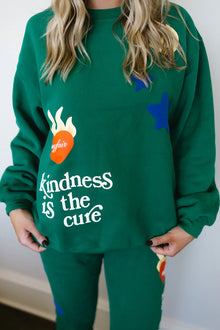 Kindness Is The Cure Crewneck | Green