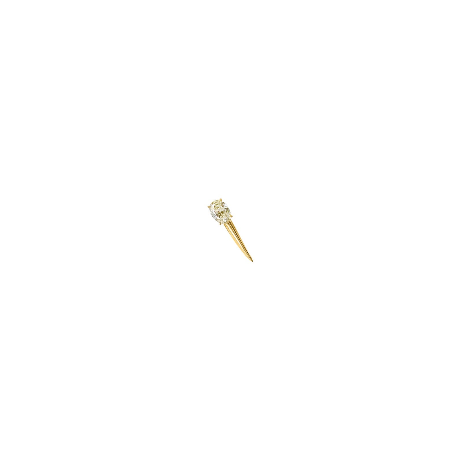 Diamond Foundry x AP Diamond Spike Stud - Oval