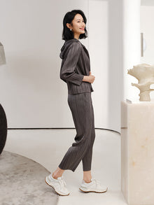 Sporty Hooded Jacket | Grey