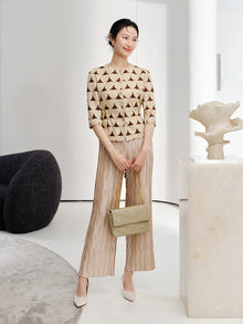 waist-cinching fitted jacket top | Beige