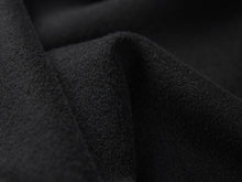 Standing Collar Woolen Coat | Black