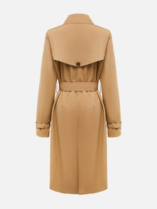 Mid-Length Trench Coat | Khaki