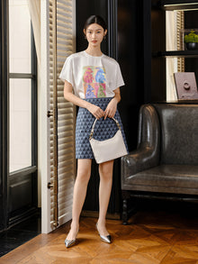 Crepe T-shirt | White