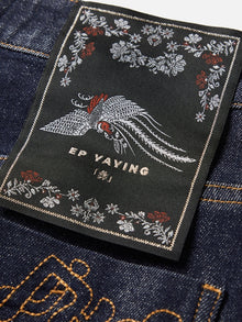 Wide-Leg Jeans | Navy