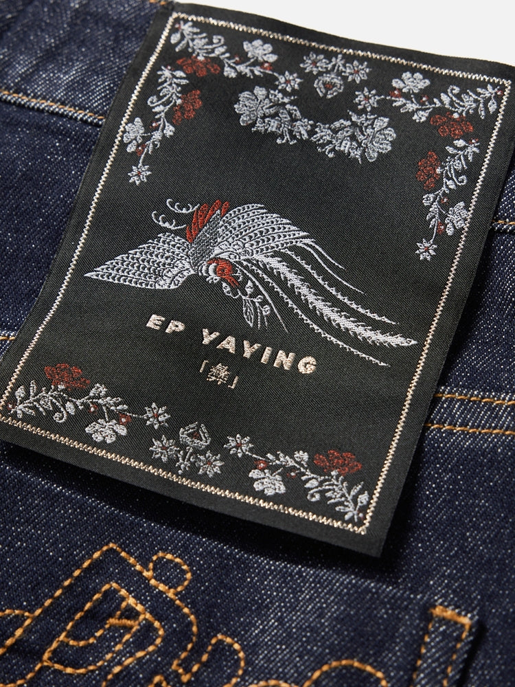 Wide-Leg Jeans | Navy