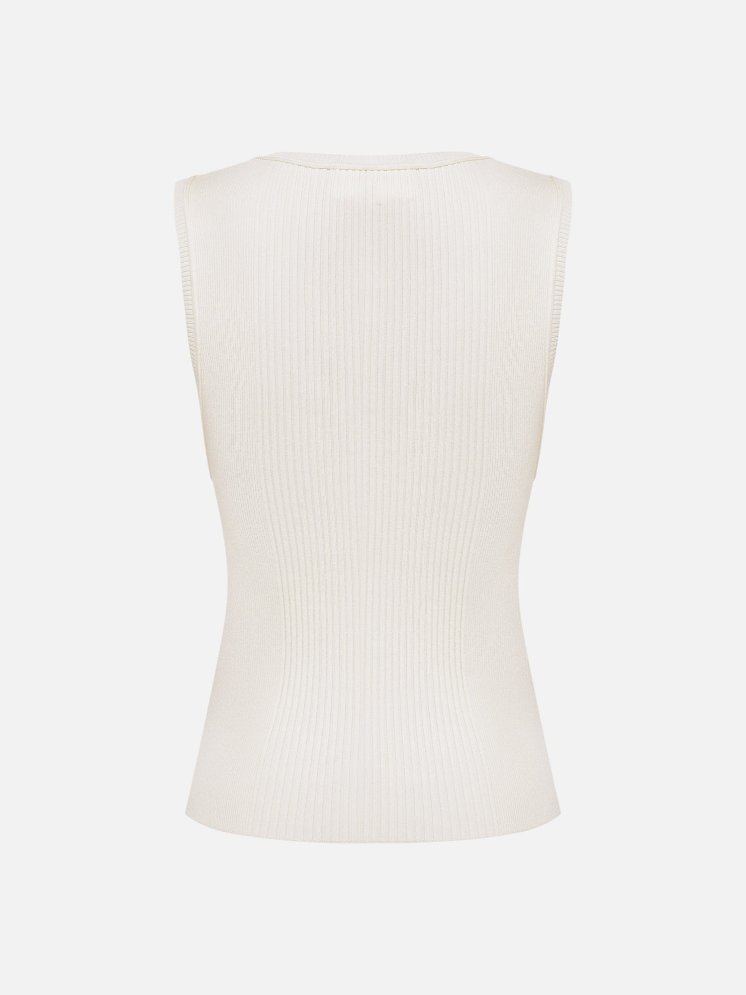 Knitted Vest | Beige