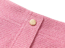 Tweed Parisian-Style Skirt | Pink
