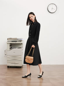 Shirt Dress | Black