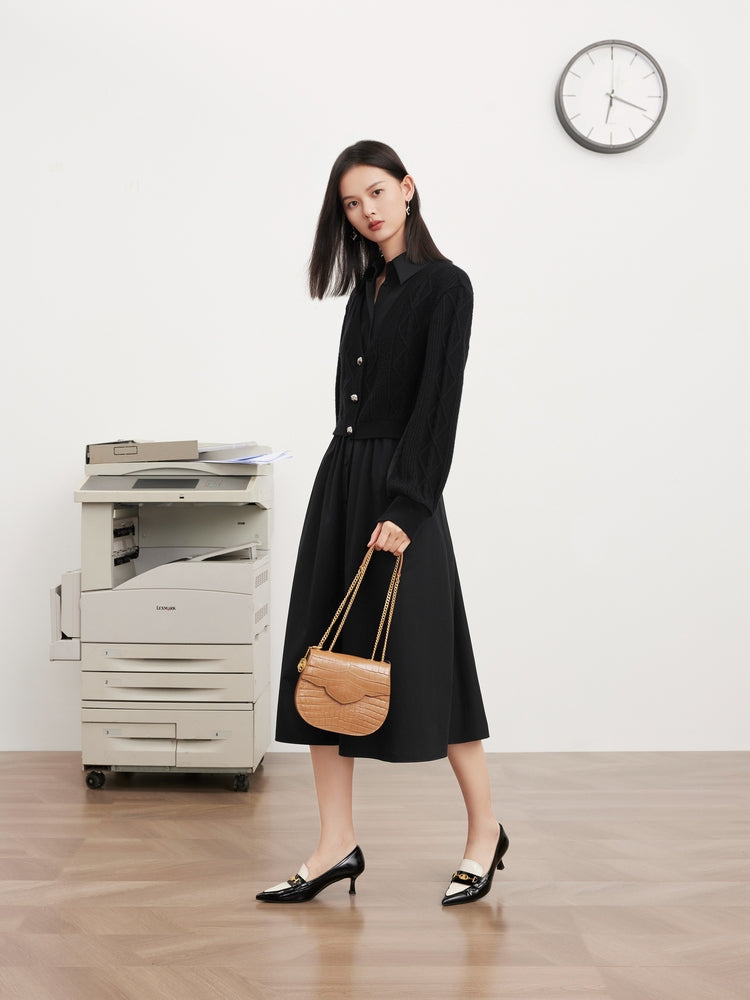 Shirt Dress | Black