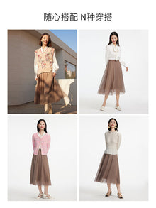 Mesh Fairy Skirt | Brown