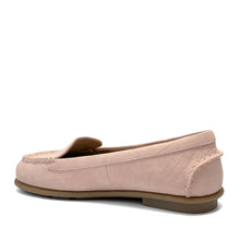 Wonder Casual Loafer | Pale Pink Faux Crochet Nubuck