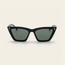 Unisex | Keira Cat-Eye Italian Acetate Sunglasses | Black