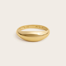 Womens | Dome Ring | 14K Solid Yellow Gold