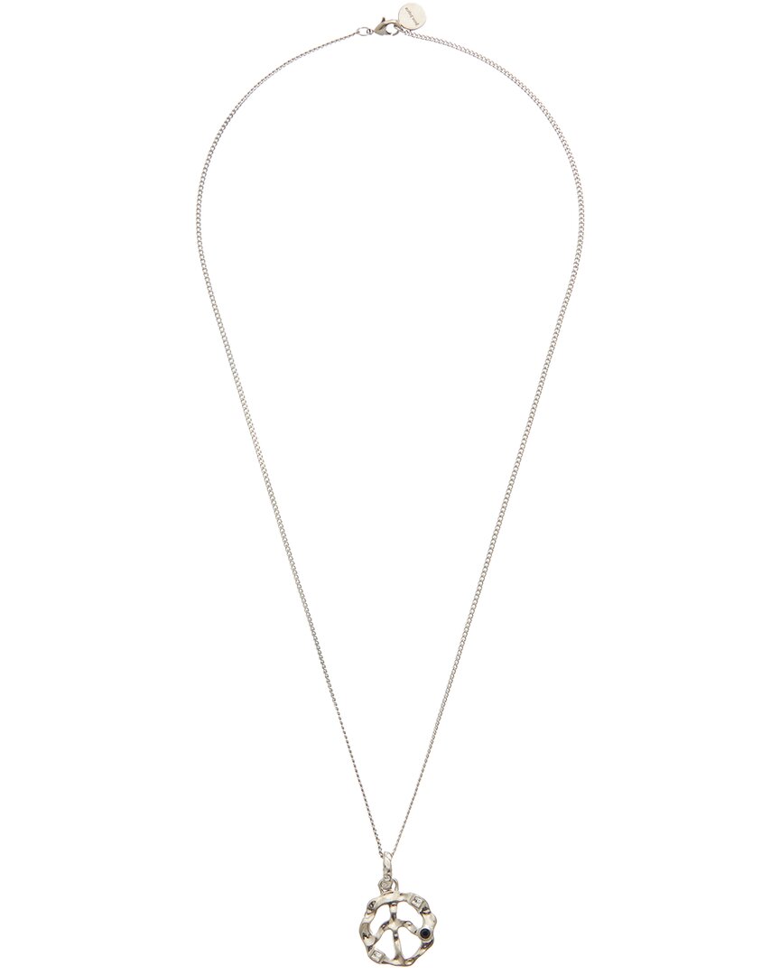 Palm Angels | Womens | Peace Sign Necklace | Silver