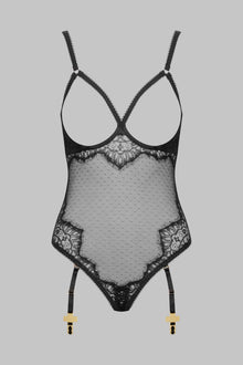 Cupless Thong Body - Inspiration Divine | Black