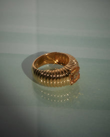 The Elizabeth Cushion Ring | Gold Vermeil Plated Sterling Silver