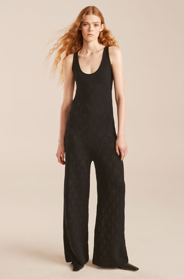 Doily Jumpsuit | Black