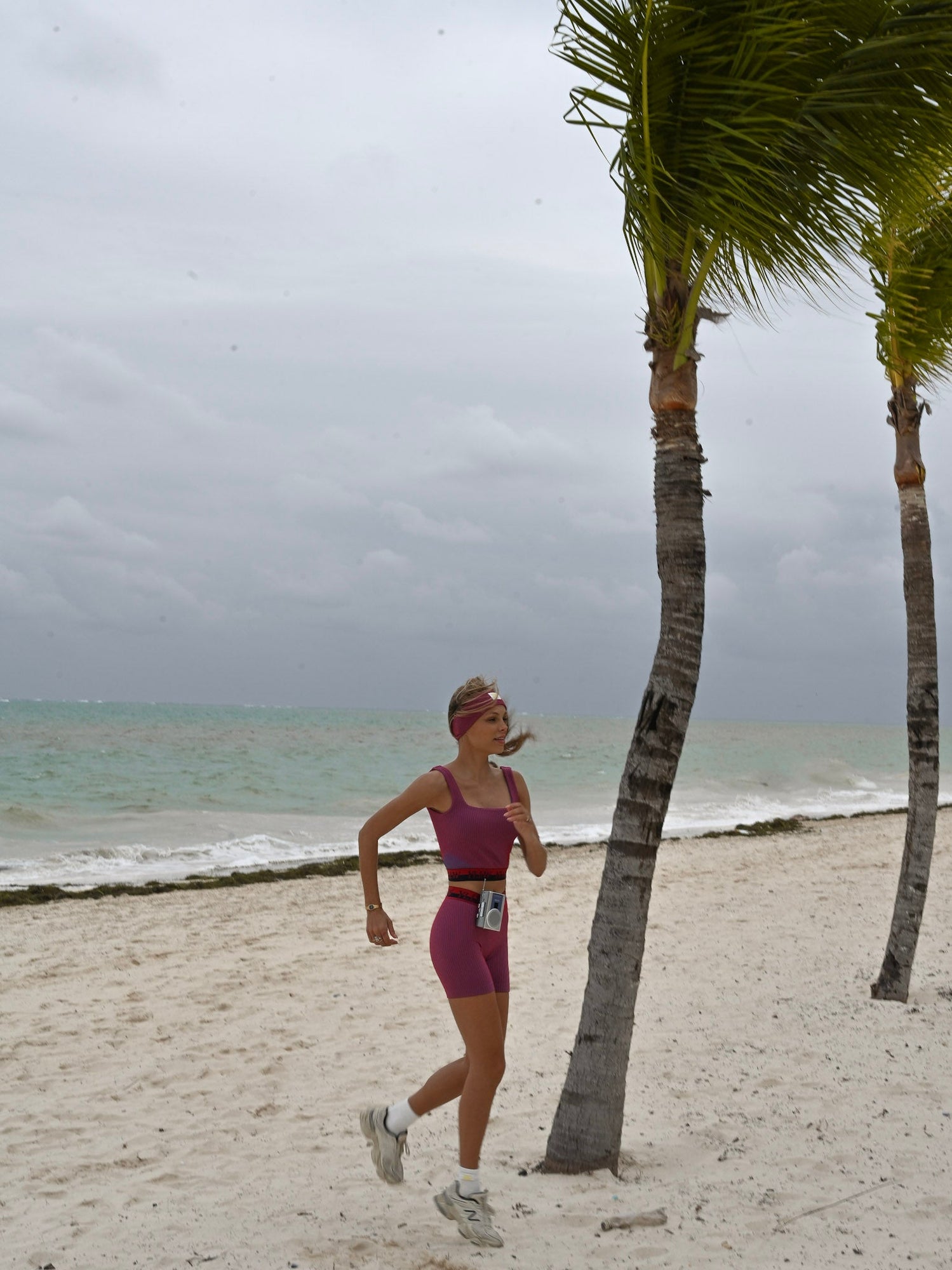 Aly Ribbed Shorts | Rouge