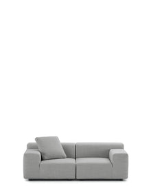 PLASTICS Outdoor Left Arm Sofa | Single | Grey