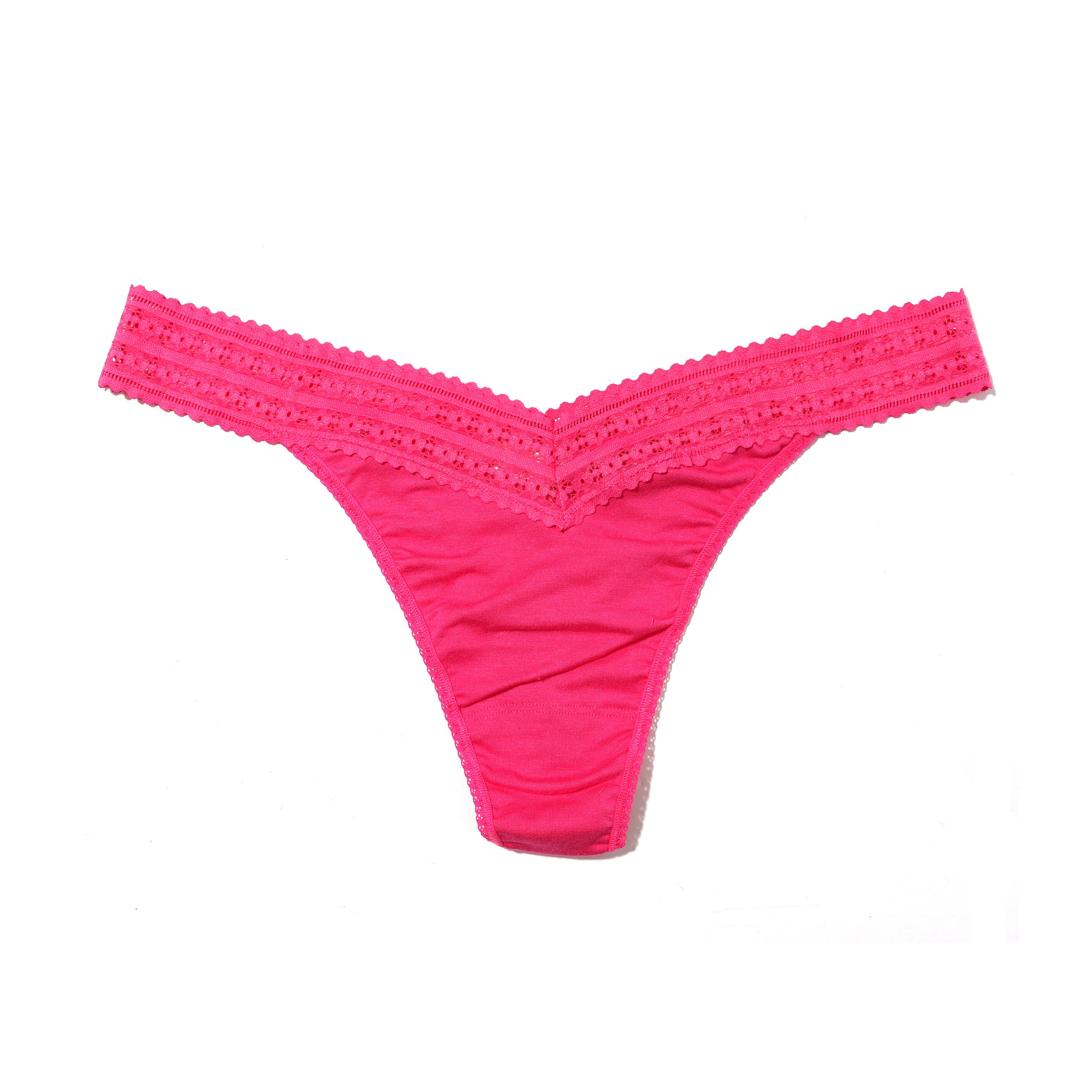 Plus Size Dreamease Modal Original Rise Thong | Rare (Pink)