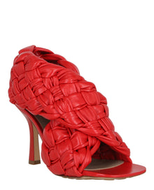 Bottega Veneta | Braided Criss-Cross Heel Sandal