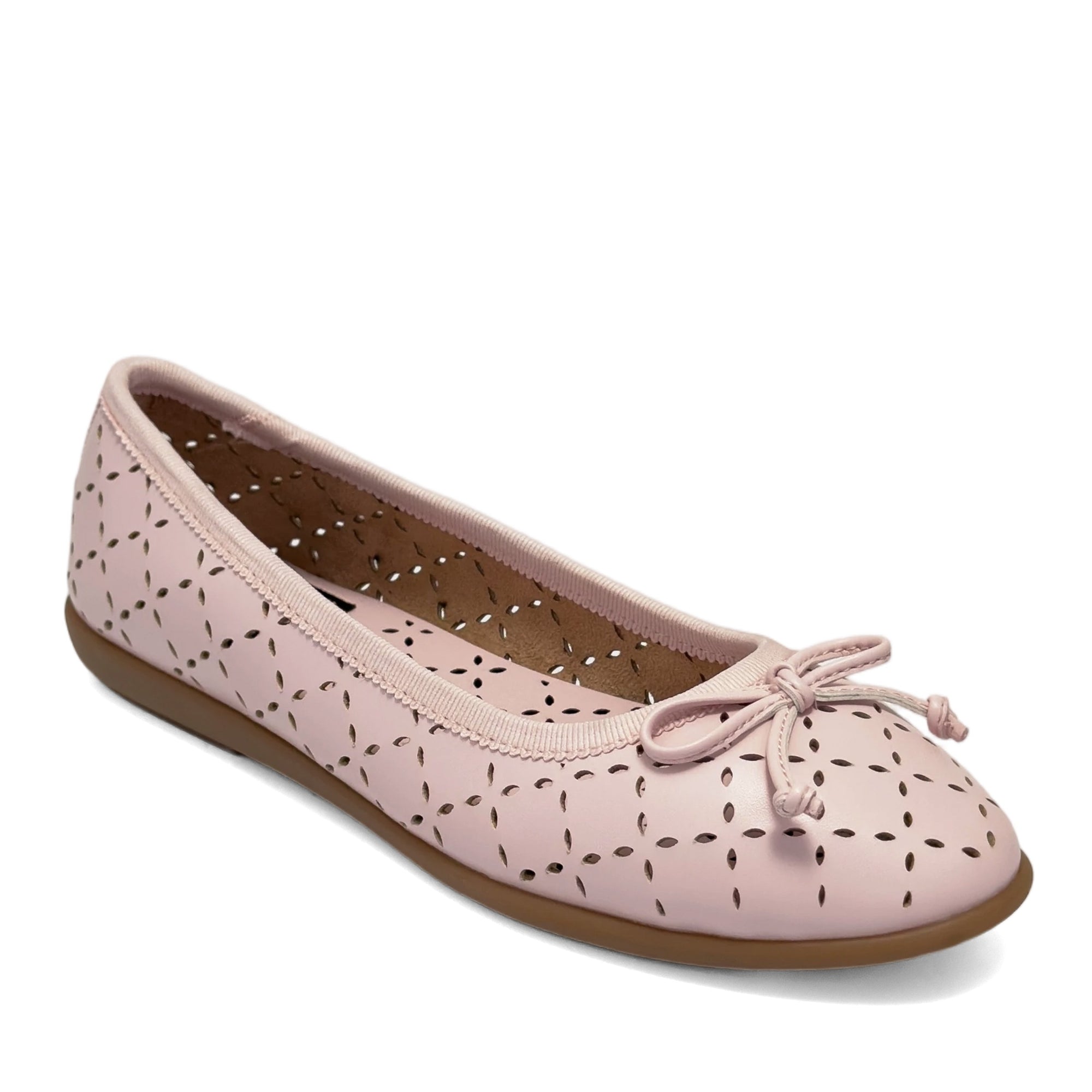 Beyla Casual Flat | Rose Faux Nappa