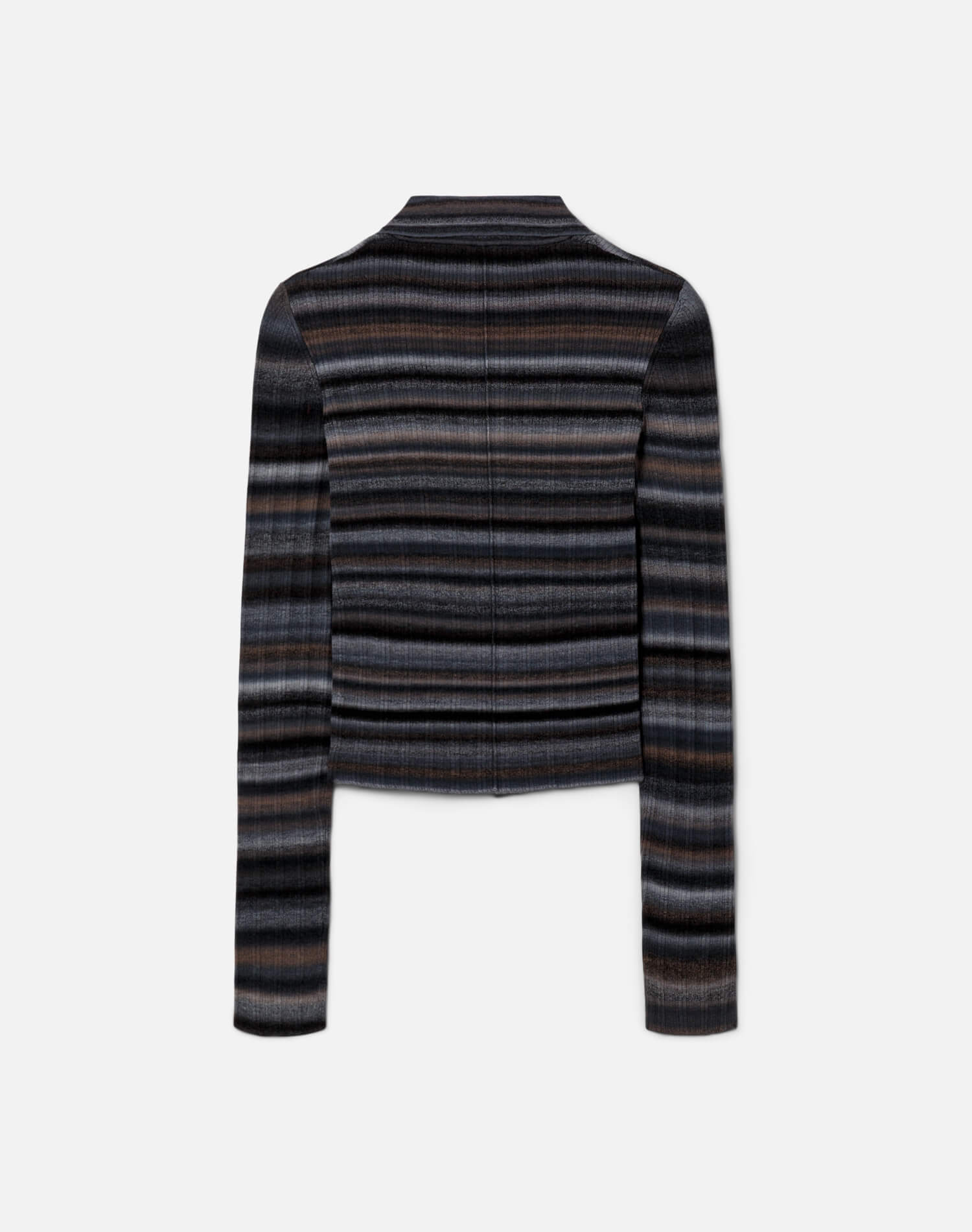 Womens | Ribbed Polo Cardi | Black Combo