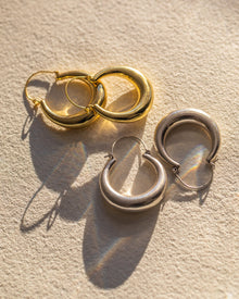 Martina Tube Hoops - Gold | Plated Gold