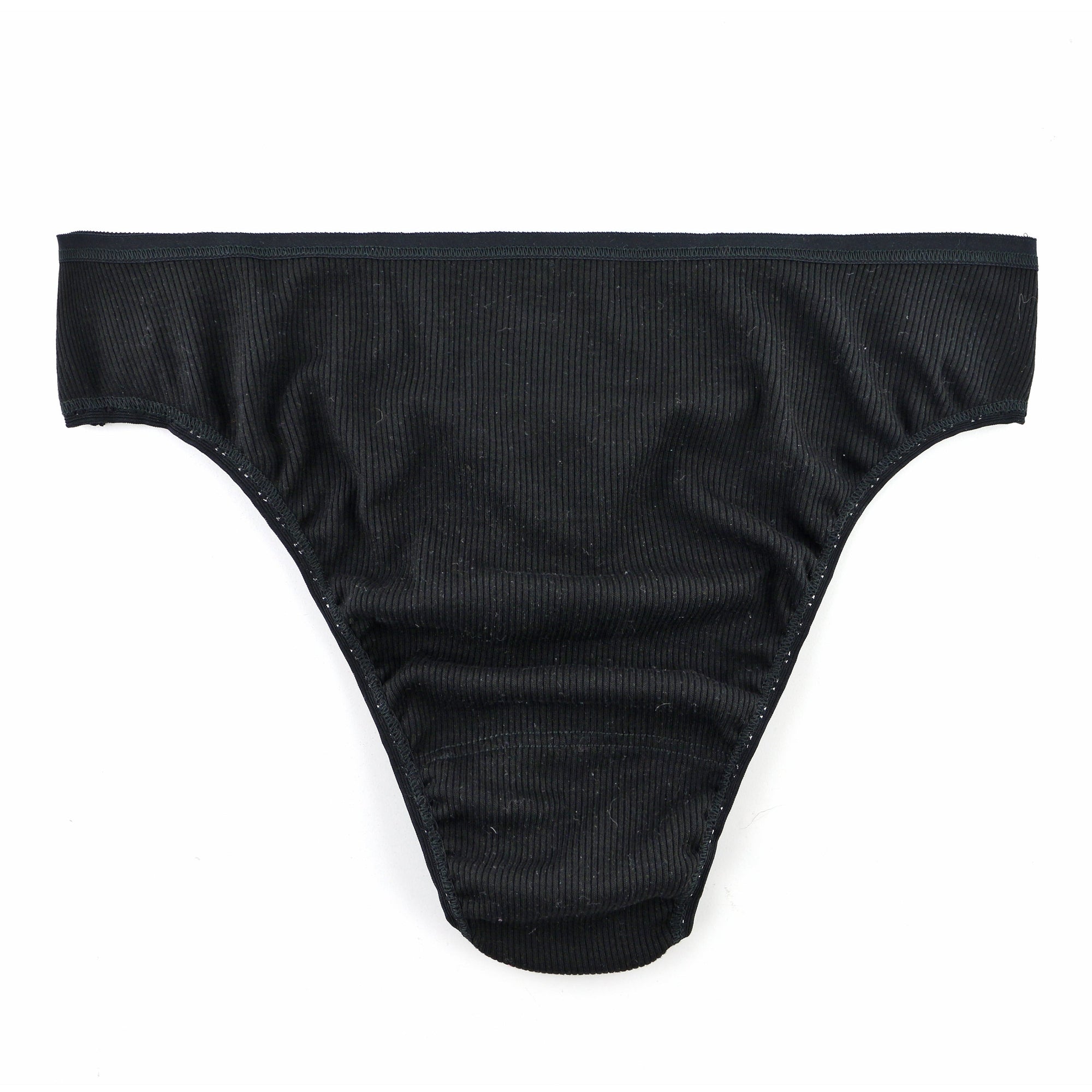Eco Rx High Cut Thong | Black